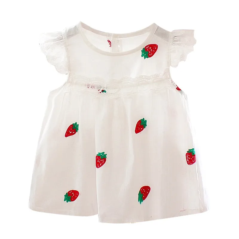 Baby Girl Dresses Summer Girls Cotton Strawberry Dress Infant Girl Sleeveless Solid Color Dress 0-3 Year Baby Birthday Dress
Baby Girl Dresses Summer Girls Cotton Strawberry Dress Infant Girl Sleeveless Solid Color Dress 0-3 Year Baby Birthday Dress
