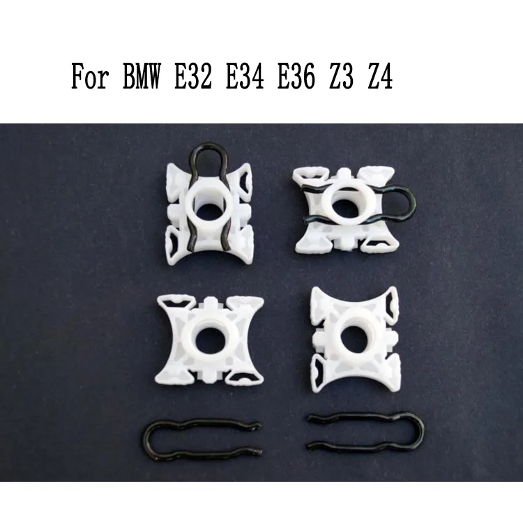 Пластиковые клипсы x4 для BMW E32 E34 E36 E85 E92 Z3 Z4 51321938884 Ремонтный комплект оконных регуляторов передний правый и левый 2003-2015
Пластиковые клипсы x4 для BMW E32 E34 E36 E85 E92 Z3 Z4 51321938884 Ремонтный комплект оконных регуляторов передний правый и левый 2003-2015