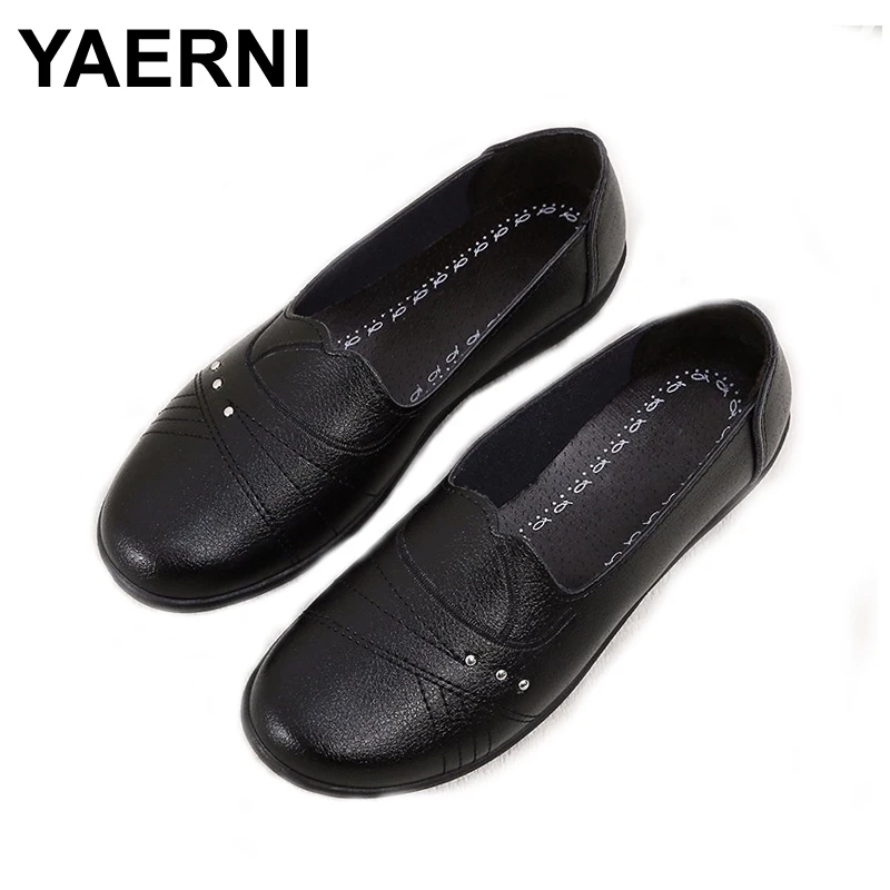 YAERNI 2019New Women Ballet Flats ShoesSlip On Loafers Soft Leather Women's Moccasins Shallow Boat Shoes Ballerina Zapatos Mujer
YAERNI 2019New Women Ballet Flats ShoesSlip On Loafers Soft Leather Women's Moccasins Shallow Boat Shoes Ballerina Zapatos Mujer