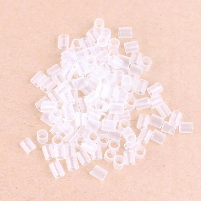 200pcs/bag Transparent Black color Hair Heat Shrinkable Tubes Links for I Stick Tip Pre-bonded Hair Extensions
200pcs/bag Transparent Black color Hair Heat Shrinkable Tubes Links for I Stick Tip Pre-bonded Hair Extensions
