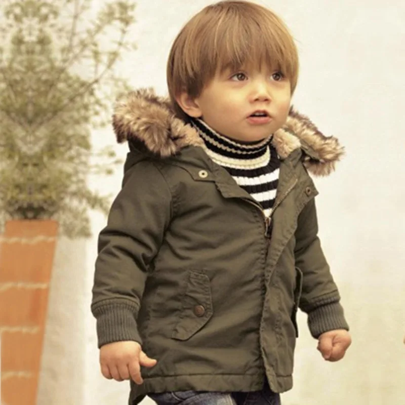 DFXD Kids Winter Jackets Fashion Korean Baby Boys Long Sleeve Army Green Thick Warm Zipper Hooded Outwear Toddler Boys Coat 1-5Y
DFXD Kids Winter Jackets Fashion Korean Baby Boys Long Sleeve Army Green Thick Warm Zipper Hooded Outwear Toddler Boys Coat 1-5Y
