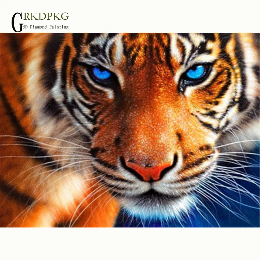 Tiger Image art 5d DIY Diamond Embroidery Diamond Painting Cross Stitch Full Square Rhinestone Mosaic Unfinished Home Decoration
Tiger Image art 5d DIY Diamond Embroidery Diamond Painting Cross Stitch Full Square Rhinestone Mosaic Unfinished Home Decoration
