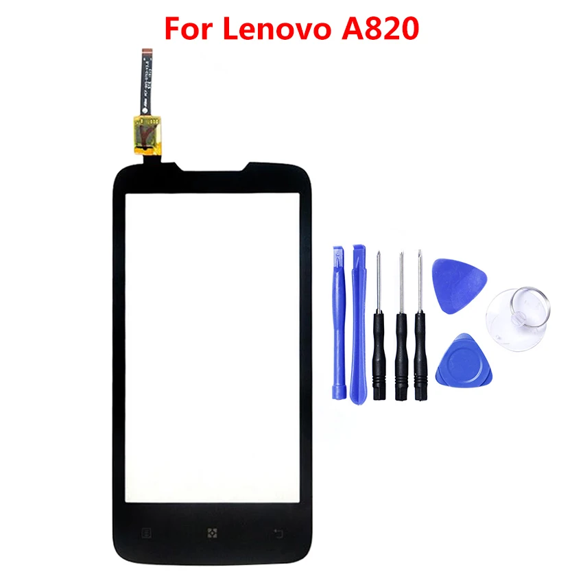 Сенсорный экран 4 5 дюйма для Lenovo A820 сенсорный с цифровым преобразователем