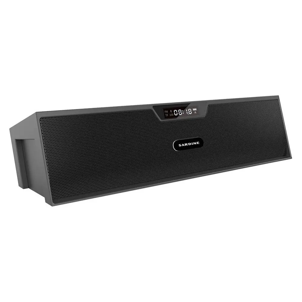 Sardine Bluetooth динамик s с fm радио будильник микрофон светодио дный светодиодный