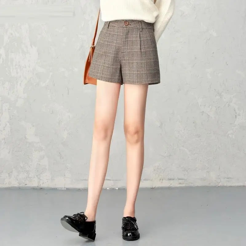 Летние Pantaloncini Pantalon corto для женщин Весна Hiver Invierno трапециевидной формы Высокая