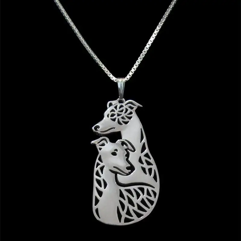 Hot Sale Women's Metal Dogs Pendant Necklaces High Quality Lovers' Whippet Couple Necklaces Drop Shipping
Hot Sale Women's Metal Dogs Pendant Necklaces High Quality Lovers' Whippet Couple Necklaces Drop Shipping