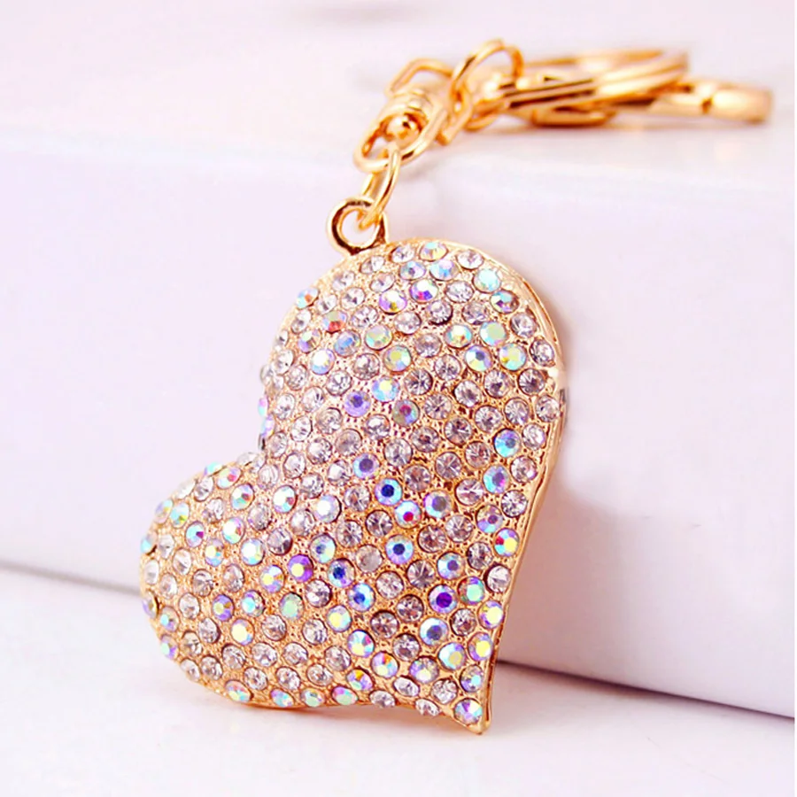 Crystal Heart Alloy Couple Key Chain For Women Bag Keychain Charm Car Pendant Keyfobs Jewelry Accessories Lovers Gift R034
Crystal Heart Alloy Couple Key Chain For Women Bag Keychain Charm Car Pendant Keyfobs Jewelry Accessories Lovers Gift R034
