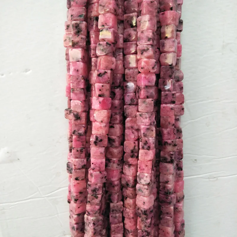 Pink Red Natural Stone Beads Spacer Square Shape DIY Loose Bead 6mm For Making Earrings Fashion Necklaces Bracelet Speckle Stone
Pink Red Natural Stone Beads Spacer Square Shape DIY Loose Bead 6mm For Making Earrings Fashion Necklaces Bracelet Speckle Stone