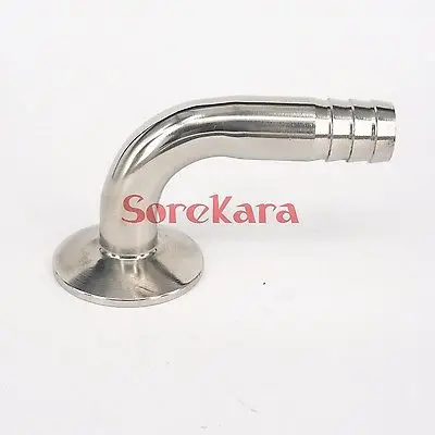 Fit Tube I/D 76mm Barbed 304 Stainless Steel Ferrule OD 3" Sanitary Ferrule 90 Degree Elbow Pipe Fitting
Fit Tube I/D 76mm Barbed 304 Stainless Steel Ferrule OD 3" Sanitary Ferrule 90 Degree Elbow Pipe Fitting