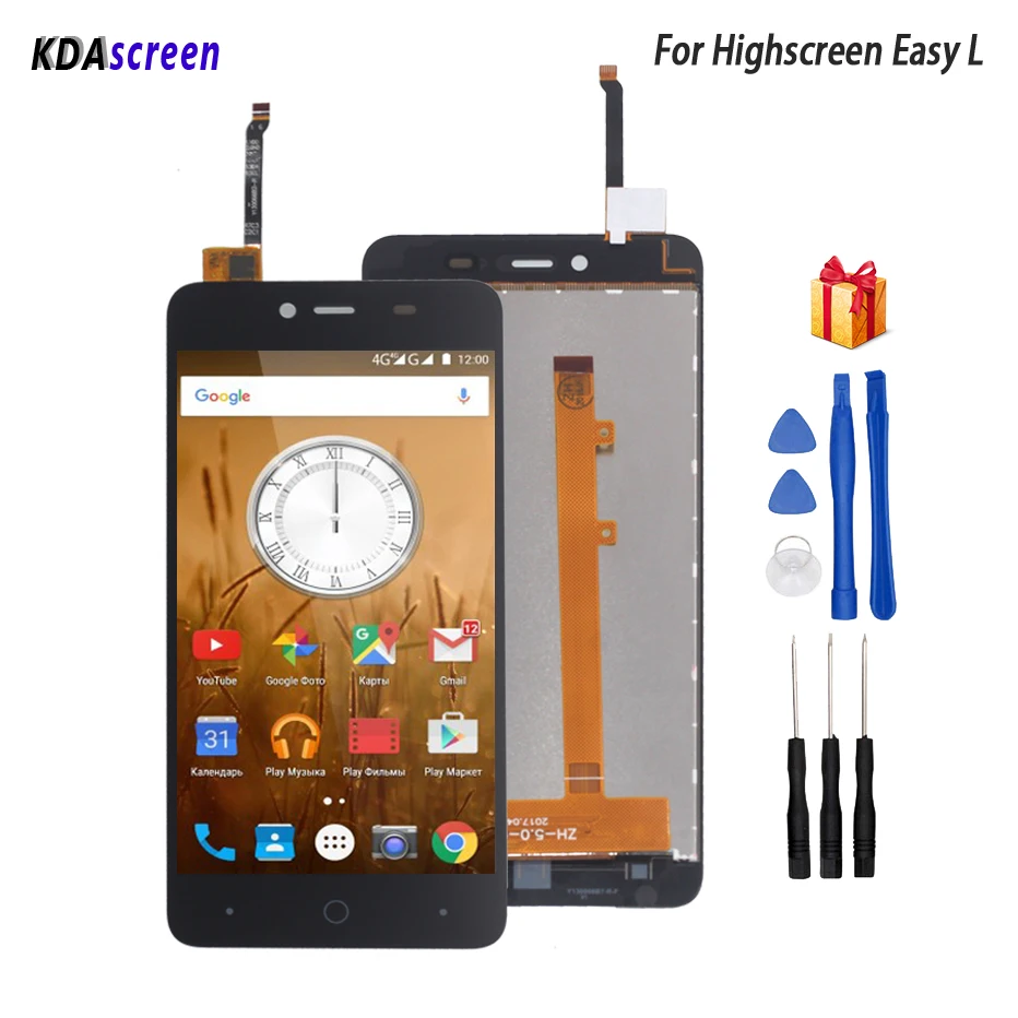 For Highscreen Easy L LCD Display Touch Screen Digitizer Phone Parts For Highscreen easy L Display Screen LCD Free Tools
For Highscreen Easy L LCD Display Touch Screen Digitizer Phone Parts For Highscreen easy L Display Screen LCD Free Tools