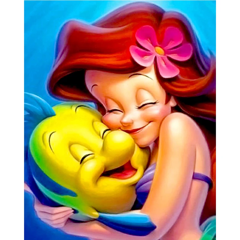 5D DIY Diamond Painting Cartoon Mermaid Cross Stitch Full Drill Round Diamond Embroidery Diamond Mosaic Home Decor Gift
5D DIY Diamond Painting Cartoon Mermaid Cross Stitch Full Drill Round Diamond Embroidery Diamond Mosaic Home Decor Gift
