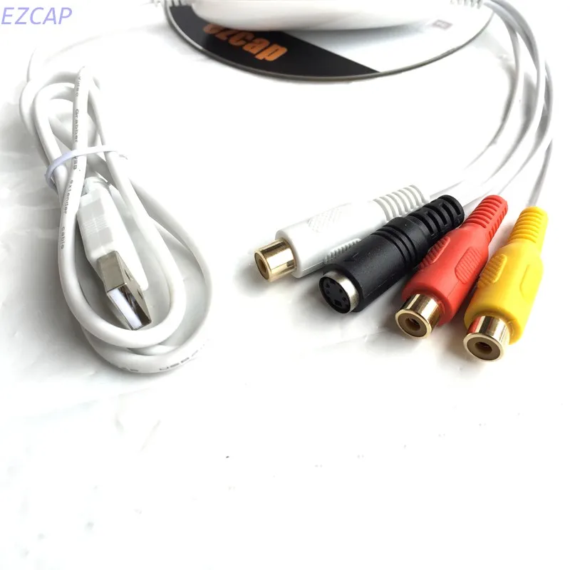 Новинка 2017 vhs к usb2.0 аудио-видео конвертер для MAC Win7 Win8 Win10 с снимок ключ