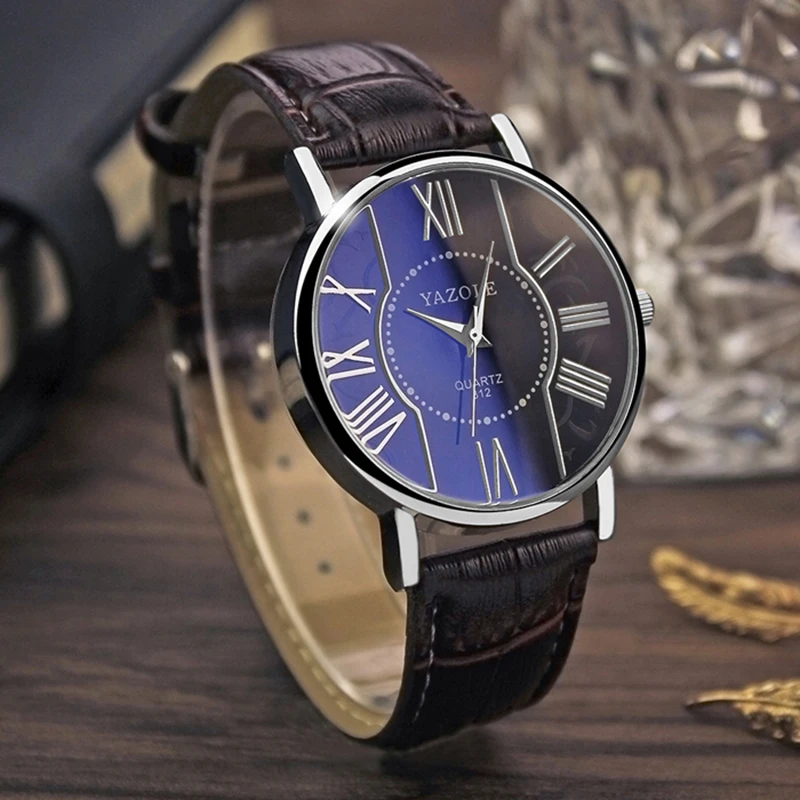 Часы YAZOLE женские водонепроницаемые с синим стеклом 2020 | Наручные часы