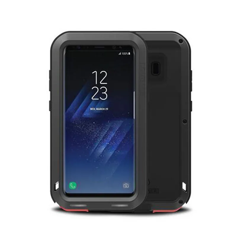 Алюминиевый металлический чехол для Samsung Galaxy S8 Plus мощный защитный противоударный
