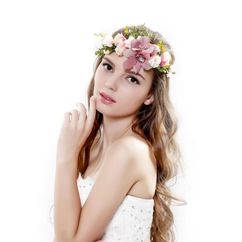 Lily Flower Crown Women Girls Hair Accessories For Women Flower Wreath Headband Wedding Party Floral Garlands Festival Hairband
Lily Flower Crown Women Girls Hair Accessories For Women Flower Wreath Headband Wedding Party Floral Garlands Festival Hairband