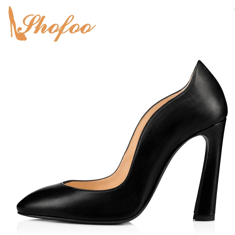 Black Ruffles High Chunky Heels Pointed Toe Pumps Woman Large Size 11 14 Soft Faux Leather For Office Ladies Shoes Casual Mature
Black Ruffles High Chunky Heels Pointed Toe Pumps Woman Large Size 11 14 Soft Faux Leather For Office Ladies Shoes Casual Mature