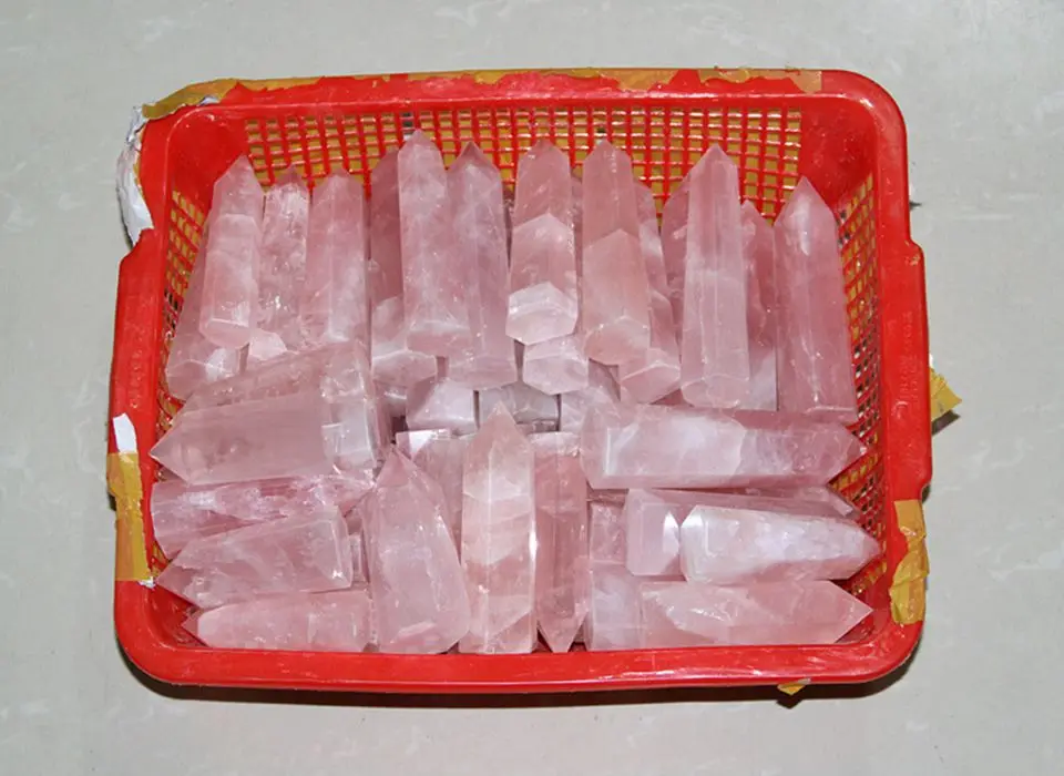 3" Natural Rose Quartz Crystal Wands Healing Crystal Obelisk Polished Points 6 Faceted Reiki Chakra Meditation Therapy Set
3" Natural Rose Quartz Crystal Wands Healing Crystal Obelisk Polished Points 6 Faceted Reiki Chakra Meditation Therapy Set