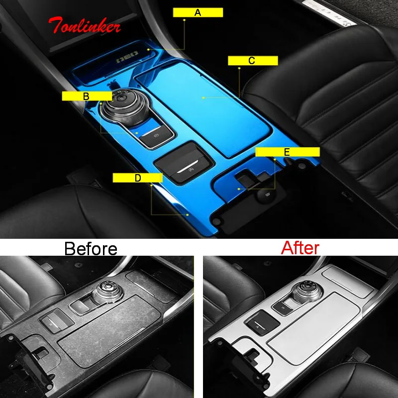 Tonlinker Cover Case Sticker For Ford MENDEO 2017-18 Car styling 5 PCS Stainless steel Gear Water cup position Cover Stickers
Tonlinker Cover Case Sticker For Ford MENDEO 2017-18 Car styling 5 PCS Stainless steel Gear Water cup position Cover Stickers