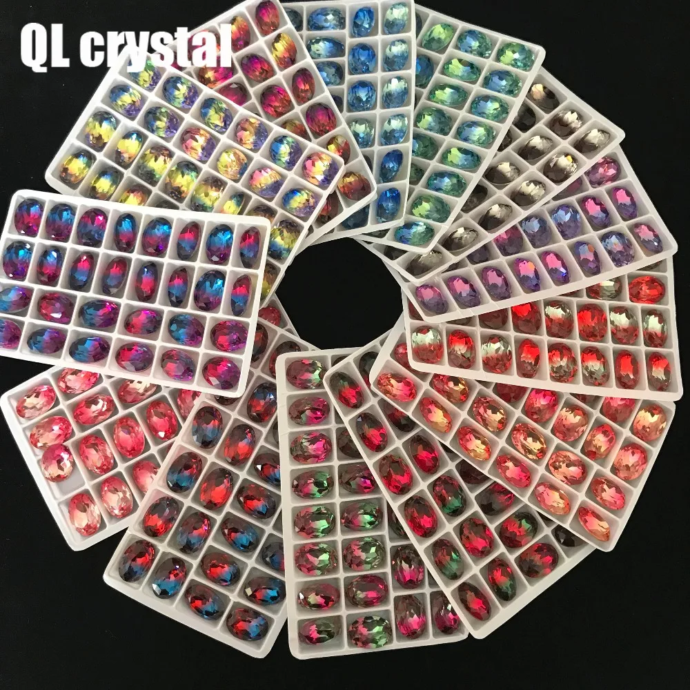 4120 k9 13x18mm Oval Tourmaline crystal beads Pointback Fancy Stone sew on rhinestone for DIY garment bags shoes Jewelry
4120 k9 13x18mm Oval Tourmaline crystal beads Pointback Fancy Stone sew on rhinestone for DIY garment bags shoes Jewelry