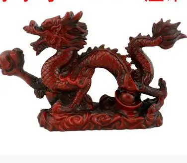 

wedding Home Zodiac dragon Lucky Dragon Light s copper imitation Qinglong Hanlong twelve zodiac jewelry Home Furnishroom Art