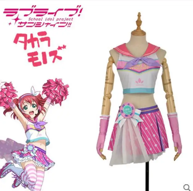 Горячее аниме Lovelive!Sunshine! Косплей Aqours Kurosawa Ruby girls Cheerleader, костюм для косплея на Хэллоуин для женщин и мужчин
Горячее аниме Lovelive!Sunshine! Косплей Aqours Kurosawa Ruby girls Cheerleader, костюм для косплея на Хэллоуин для женщин и мужчин