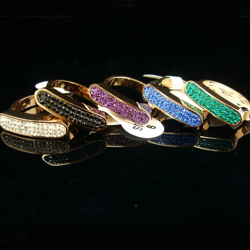 Free Shipping Shining Full Rhinestone CZ Rectangular Rose Gold Color / Gold Color Stainless Steel Ring For Her
Free Shipping Shining Full Rhinestone CZ Rectangular Rose Gold Color / Gold Color Stainless Steel Ring For Her