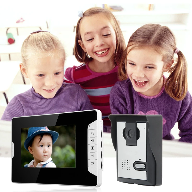 Home 7" LCD Monitor Speakerphone Intercom Color Video Door Phone Doorbell Access Control System
Home 7" LCD Monitor Speakerphone Intercom Color Video Door Phone Doorbell Access Control System