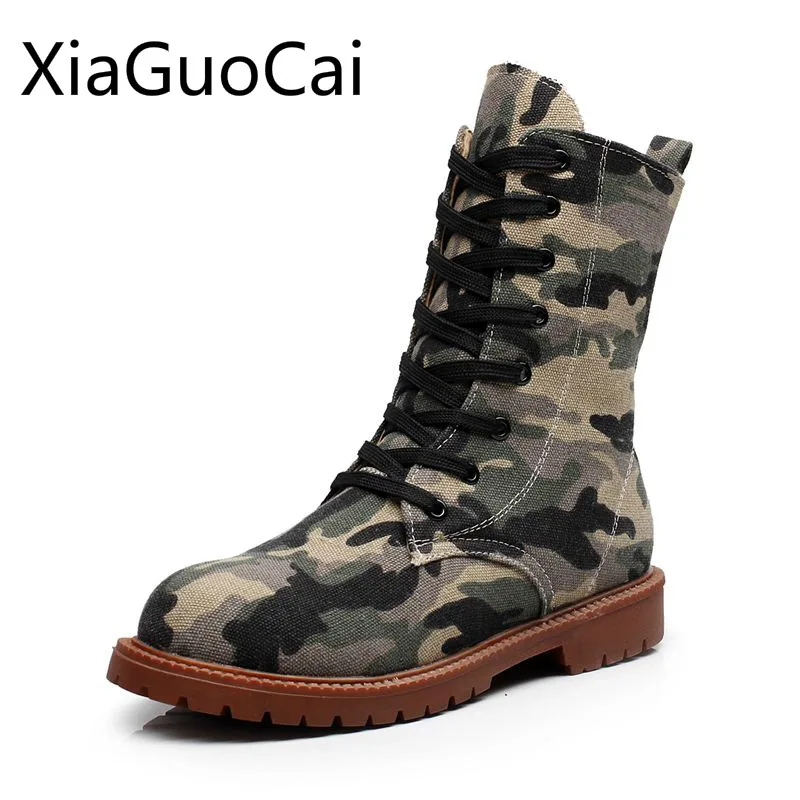 New Casual Brand Women Martin Boots England Style High Top Female Boots Flat Wild Women's Camouflage Shoes
New Casual Brand Women Martin Boots England Style High Top Female Boots Flat Wild Women's Camouflage Shoes