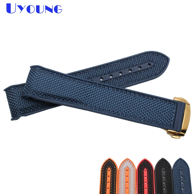 20mm 22mm nylon canvas watchband the bottom silicone rubber watch straps buckle with for O-mega 9900 8900 Bracelet
20mm 22mm nylon canvas watchband the bottom silicone rubber watch straps buckle with for O-mega 9900 8900 Bracelet