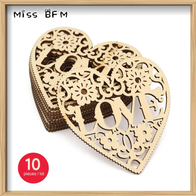 (10pcs/lot) Wooden Love Heart Blank Craft Unfinished Cutouts Plaque Hanging Wedding Decorations Scrapbook Embellishments
(10pcs/lot) Wooden Love Heart Blank Craft Unfinished Cutouts Plaque Hanging Wedding Decorations Scrapbook Embellishments