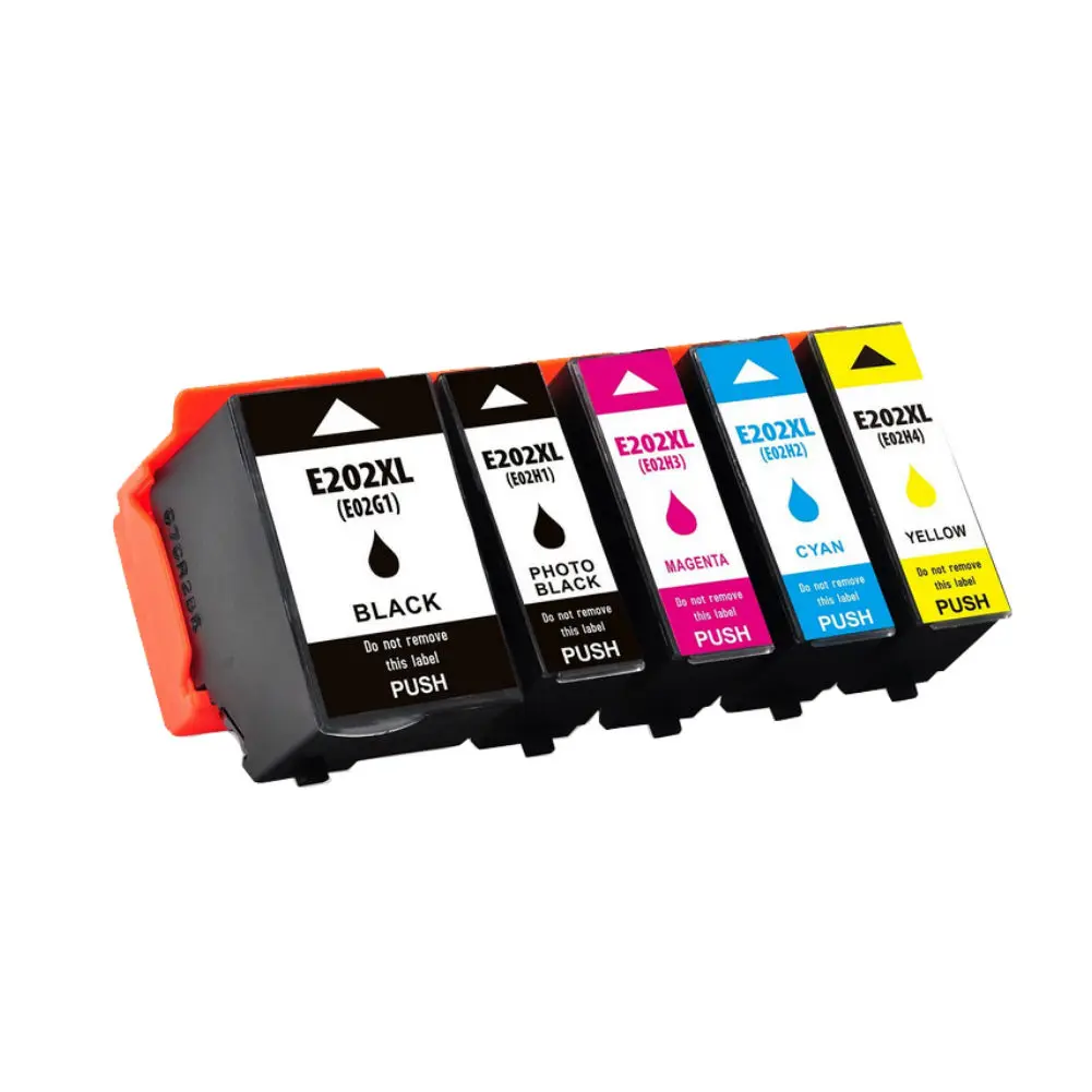 HTL 1 set 5 PK E202XL ink cartridge compatible for Epson Expression Photo XP-6000/XP-6005 for E02G1 E02H1 E02H2 E02H3 E02H4
HTL 1 set 5 PK E202XL ink cartridge compatible for Epson Expression Photo XP-6000/XP-6005 for E02G1 E02H1 E02H2 E02H3 E02H4