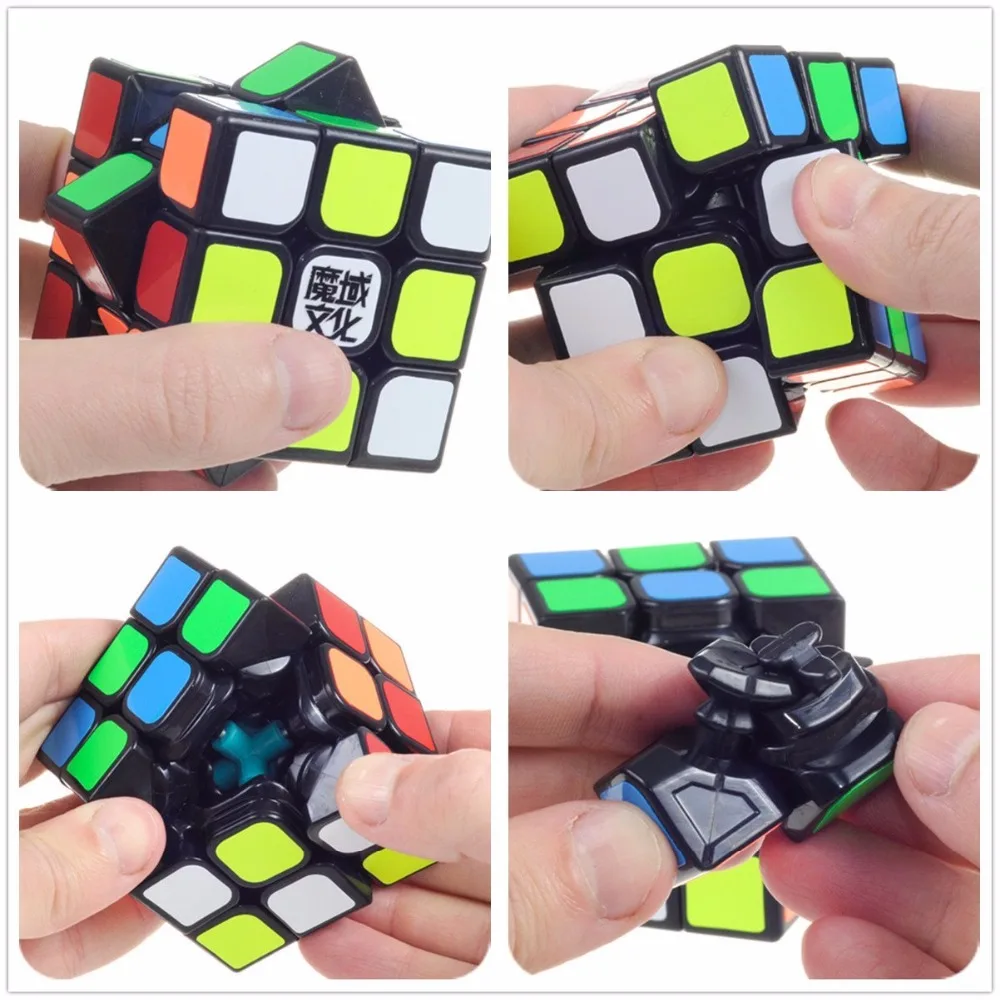 

D-FantiX Moyu Aolong V2 3x3 Speed Cube 3x3x3 Magic Cube Black Enhanced Edition Puzzle Toys for Kids Adults Students