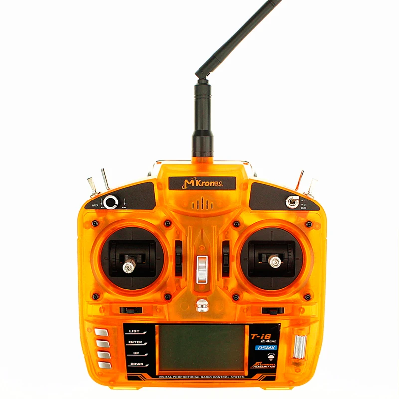 DSMX Orange 2.4GHz 6 Channel Radio Transmitter W/Pass Back Temperature Voltage Function W/ S603 Remote Receiver Spektum DX6i
DSMX Orange 2.4GHz 6 Channel Radio Transmitter W/Pass Back Temperature Voltage Function W/ S603 Remote Receiver Spektum DX6i