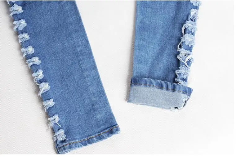 Newest Plus Size Stretchy Ripped Jeans Women Side Distressed Denim Skinny Pencil Pants Trousers Female Hole Denim Pant K1007
Newest Plus Size Stretchy Ripped Jeans Women Side Distressed Denim Skinny Pencil Pants Trousers Female Hole Denim Pant K1007