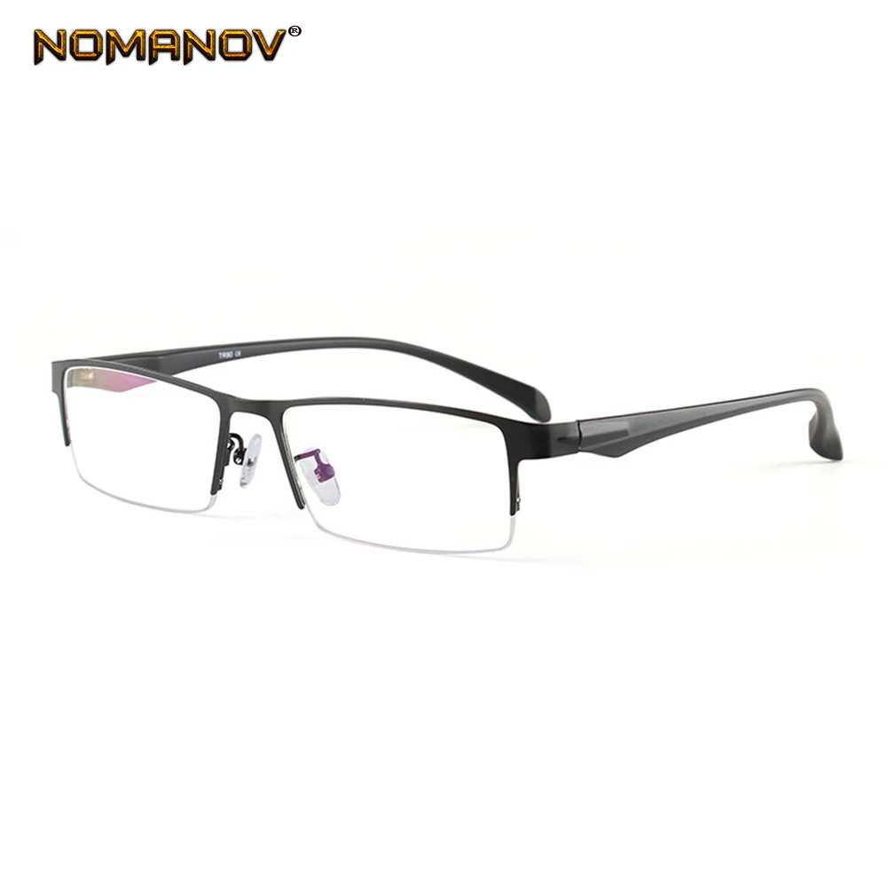 Business Fashion Semi Rimless Titanium Alloy Frame Custom Made Prescription Glasses Photochromic Grey/ Brown Myopia Near-sighted
Business Fashion Semi Rimless Titanium Alloy Frame Custom Made Prescription Glasses Photochromic Grey/ Brown Myopia Near-sighted