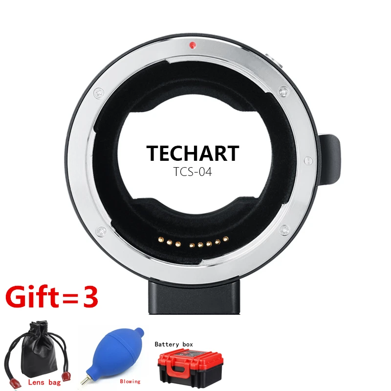 

TECHART TCS-04 for EOS-NEX 4 Adapter For canon EF Lens to For Sony NEX A9 a7R3 a7R2 a7M3