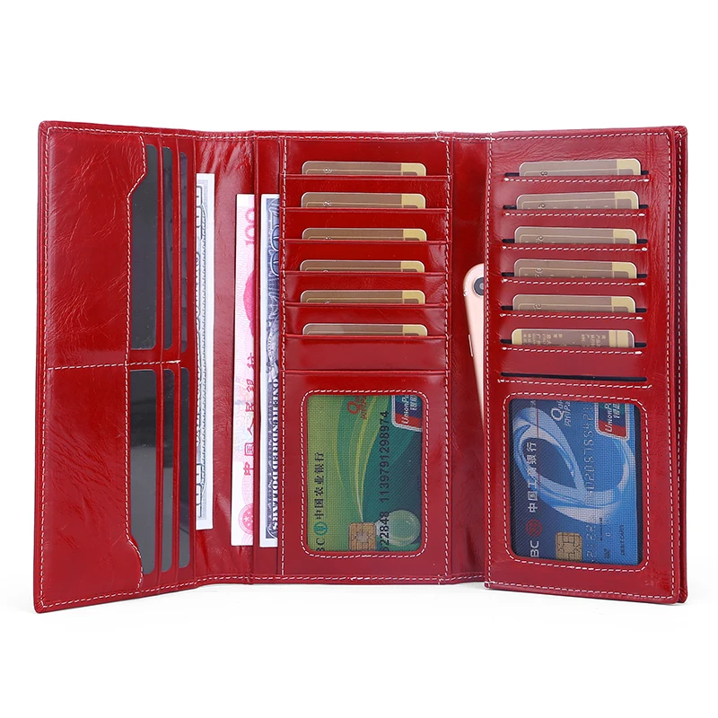 COMFORSKIN Luxurious Cowhide Leather Women Wallet Long Multi-Card Bit Female Zipper Purse European And American Style Wallets
COMFORSKIN Luxurious Cowhide Leather Women Wallet Long Multi-Card Bit Female Zipper Purse European And American Style Wallets