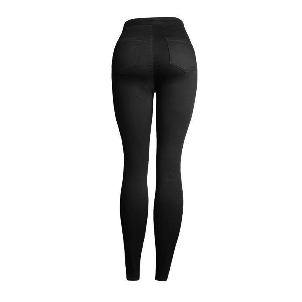 Women Jeans Floral Embroidered Denim Ripped Pants Stretch Pencil Trousers Slim Waist
Women Jeans Floral Embroidered Denim Ripped Pants Stretch Pencil Trousers Slim Waist