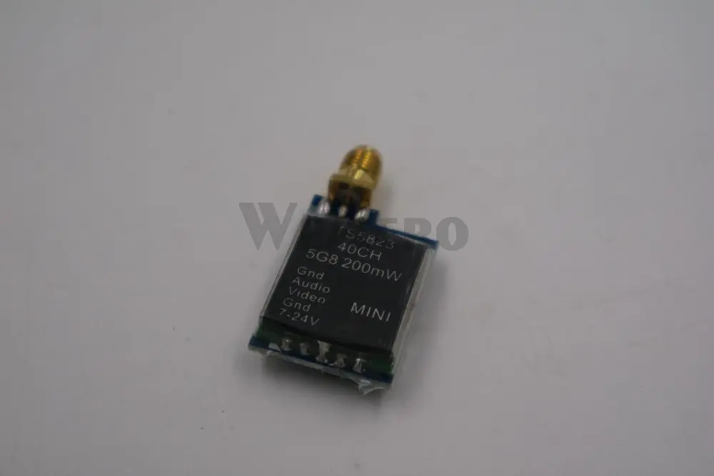Skyzone Super Mini 7,3g 5,8G 32Ch 200mW FPV A/V модуль передатчика (TX) TS5823 / RP-SMA, разъем
Skyzone Super Mini 7,3g 5,8G 32Ch 200mW FPV A/V модуль передатчика (TX) TS5823 / RP-SMA, разъем