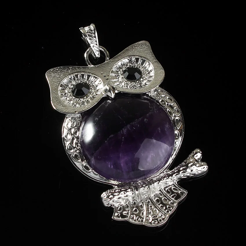 Simple Design Natural Amethysts Rose Quartzs Black Agates Opal Stone Cute Owl Animal Pendants For Women Charms Jewelry 1Pcs
Simple Design Natural Amethysts Rose Quartzs Black Agates Opal Stone Cute Owl Animal Pendants For Women Charms Jewelry 1Pcs