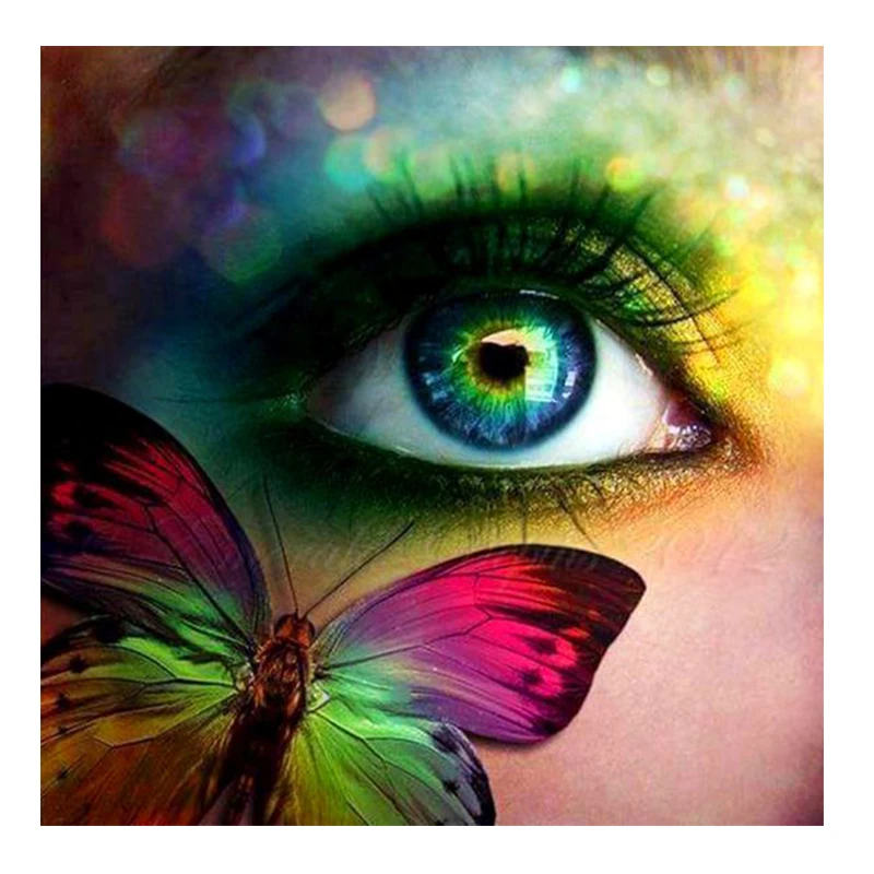 5D full DIY Diamond Embroidery "Butterfly eyes" wall sticker painting Cross Stitch 3D Rhinestone mosai room decor--1-LH061
5D full DIY Diamond Embroidery "Butterfly eyes" wall sticker painting Cross Stitch 3D Rhinestone mosai room decor--1-LH061