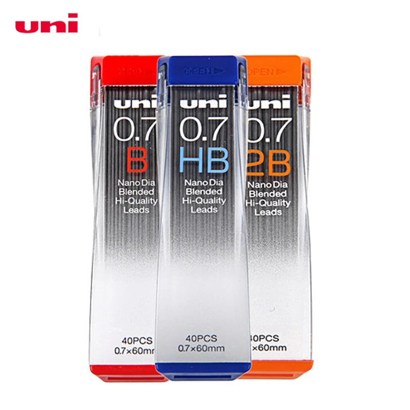 8 tubes/lot (40pcs/tube) Uni 202ND 0.7mm Mechanical pencil refills Drawing special leads B/H/HB/2B
8 tubes/lot (40pcs/tube) Uni 202ND 0.7mm Mechanical pencil refills Drawing special leads B/H/HB/2B