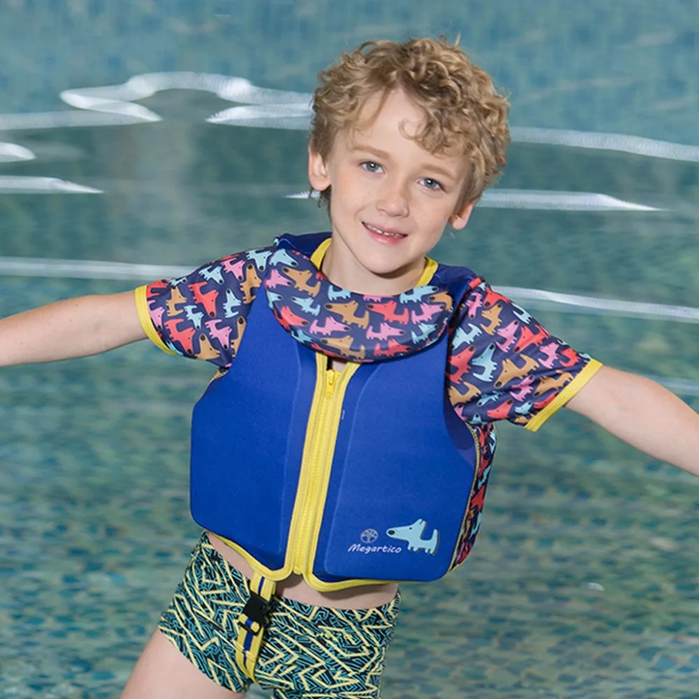 Megartico Kids Life Jacket With Float Collar Puppy Dog Print Swimming Learning Vest For Child 2-6 Years Old Toddler Life Vest
Megartico Kids Life Jacket With Float Collar Puppy Dog Print Swimming Learning Vest For Child 2-6 Years Old Toddler Life Vest