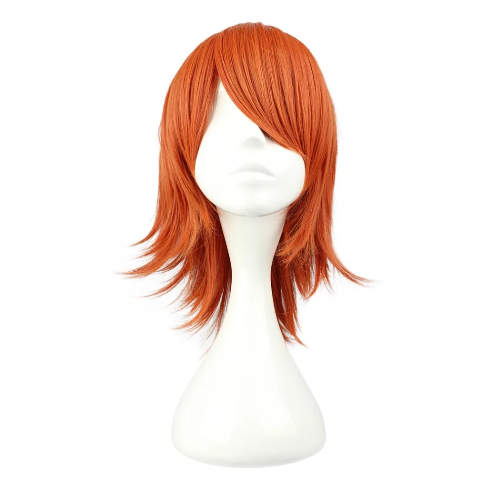 MCOSER Free Shipping Synthetic 35cm Short Orange Red Color Wig 100% High Temperature Fiber Hair WIG-244A
MCOSER Free Shipping Synthetic 35cm Short Orange Red Color Wig 100% High Temperature Fiber Hair WIG-244A