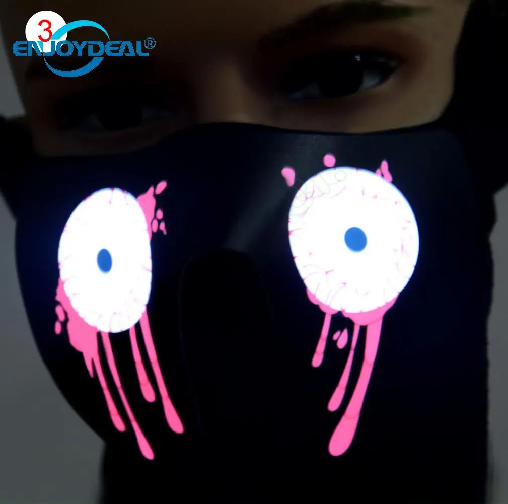 2018 Waterproof LED Luminous Flashing Face Mask Party Light Up Dance Halloween Cosplay Christmas Mask Scary Stage Decoration
2018 Waterproof LED Luminous Flashing Face Mask Party Light Up Dance Halloween Cosplay Christmas Mask Scary Stage Decoration