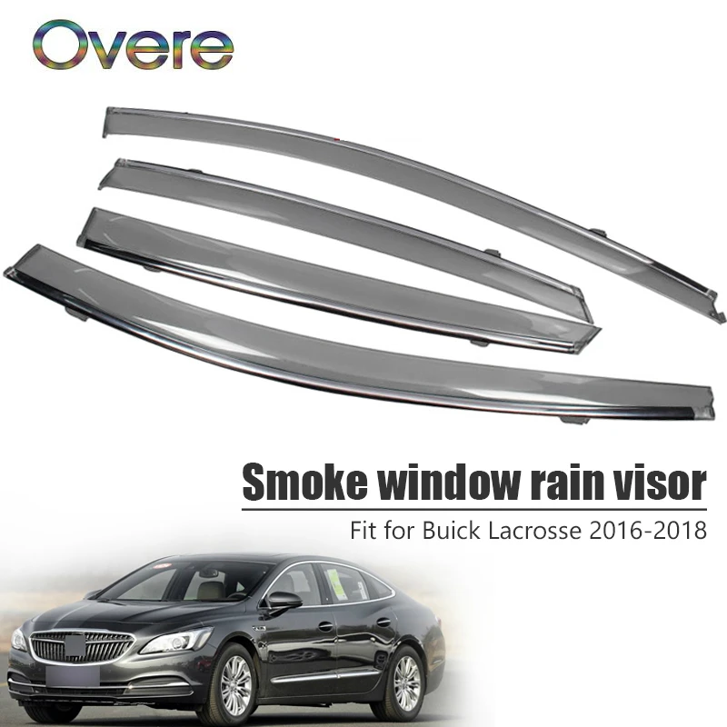 Overe 4Pcs/1Set Smoke Window Rain Visor For Buick LaCrosse 2016 2017 2018 Styling ABS Awnings Shelters Guard Accessories
Overe 4Pcs/1Set Smoke Window Rain Visor For Buick LaCrosse 2016 2017 2018 Styling ABS Awnings Shelters Guard Accessories