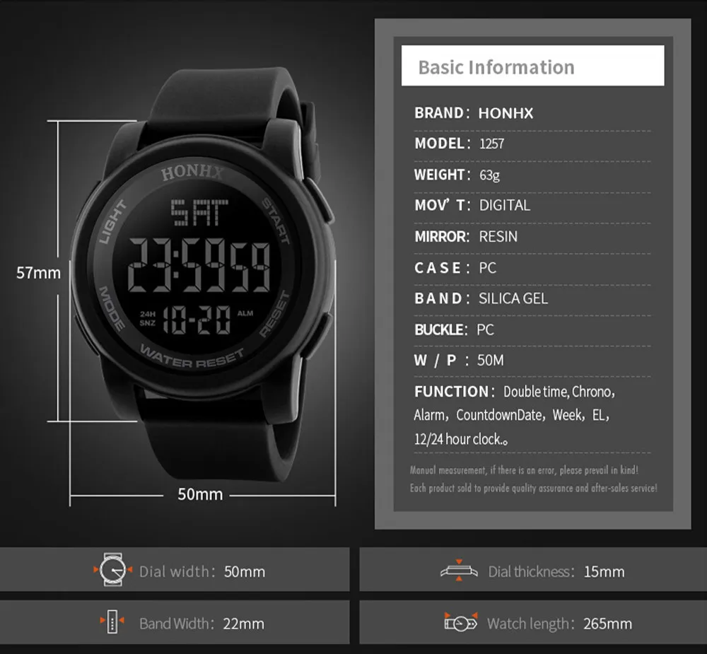LED Digital Quartz Fashion Watch Military Sport Men's Relojes Hombre Vintage Feminino Masculino Erkek Kol Saa sport watch
LED Digital Quartz Fashion Watch Military Sport Men's Relojes Hombre Vintage Feminino Masculino Erkek Kol Saa sport watch