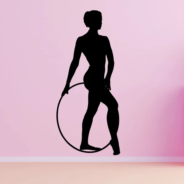 Rhythmic Gymnastics Hoop Vinyl Wall Stickers Home Decor Living Room Removable Art Wall Decals Bedroom Elegant For Girls H242
Rhythmic Gymnastics Hoop Vinyl Wall Stickers Home Decor Living Room Removable Art Wall Decals Bedroom Elegant For Girls H242