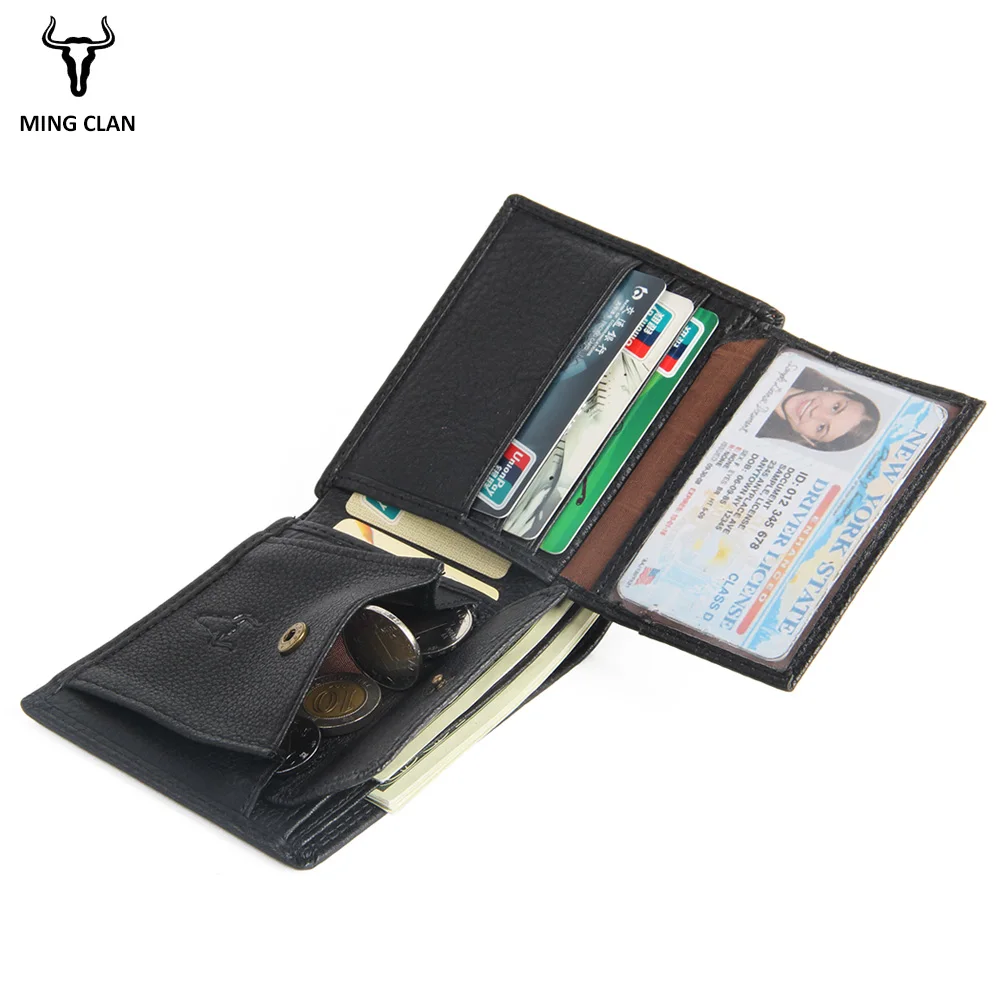 Mingclan Luxury Brand Genuine Leather Men Wallets Card Holder Coin Pocket Purse Male Slim Wallet Portfolio Cartera Money Bag
Mingclan Luxury Brand Genuine Leather Men Wallets Card Holder Coin Pocket Purse Male Slim Wallet Portfolio Cartera Money Bag