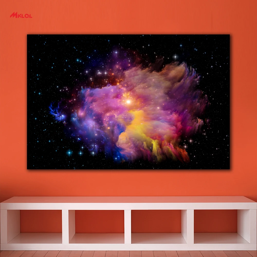Large Wall Art,universe stars,Restaurant study Bedroom Decor Wall oil Painting Print Nice wall picture for living room no frame9
Large Wall Art,universe stars,Restaurant study Bedroom Decor Wall oil Painting Print Nice wall picture for living room no frame9